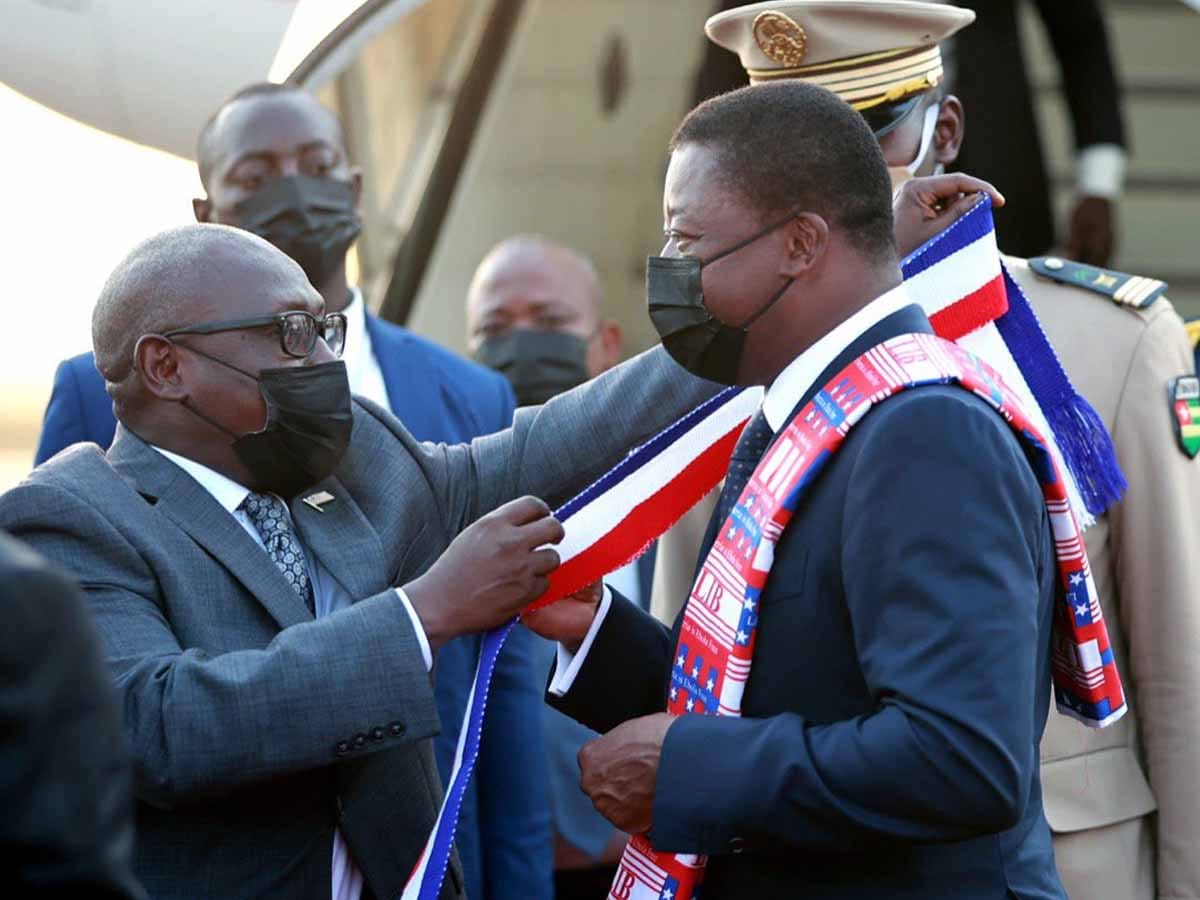 Rich results on Google's SERP when searching for 'Libéria'