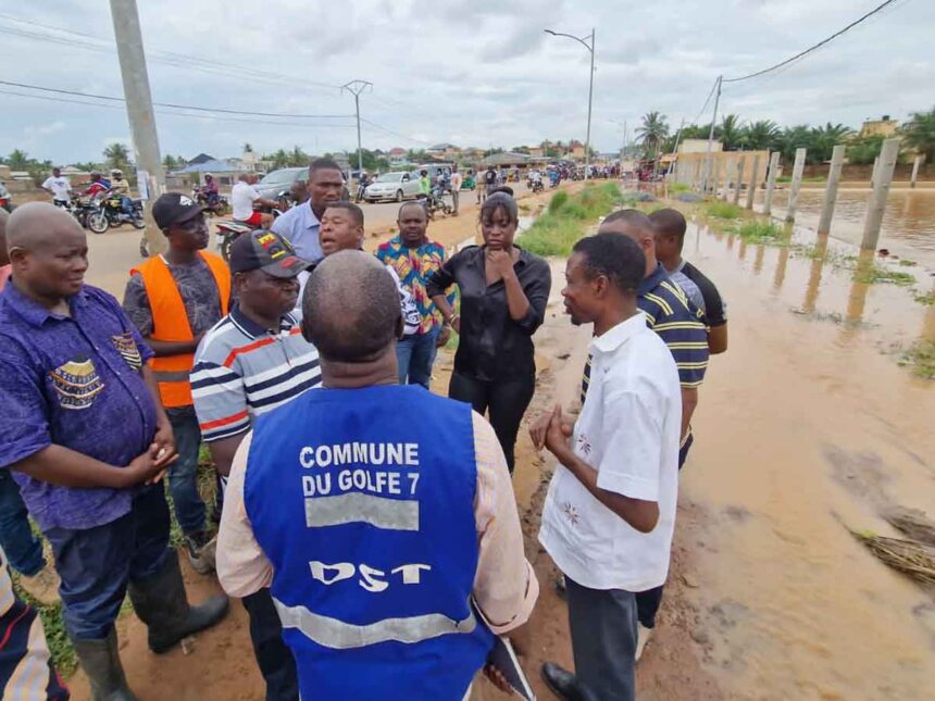 inondations à Lomé