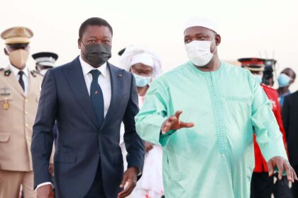 Rich results on Google's SERP when searching for 'Faure Gnassingbé'