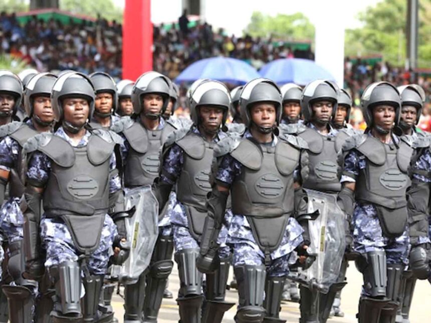 Rich results on Google's SERP when searching for 'Police'