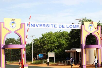 Rich results on Google's SERP when searching for 'Université de Lomé'