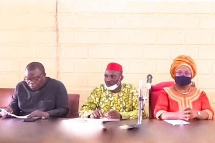 Rich results on Google's SERP when searching for 'Brigitte Adjamagbo'