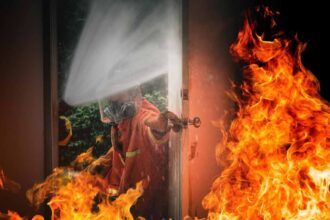 un incendie