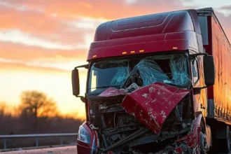 Un accident spectaculaire