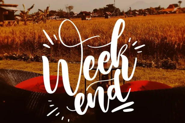 week-end prolongé