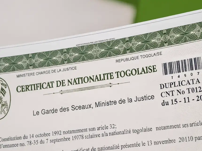 Certificat de nationalité