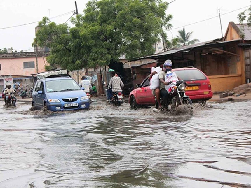 Lomé sous les eaux