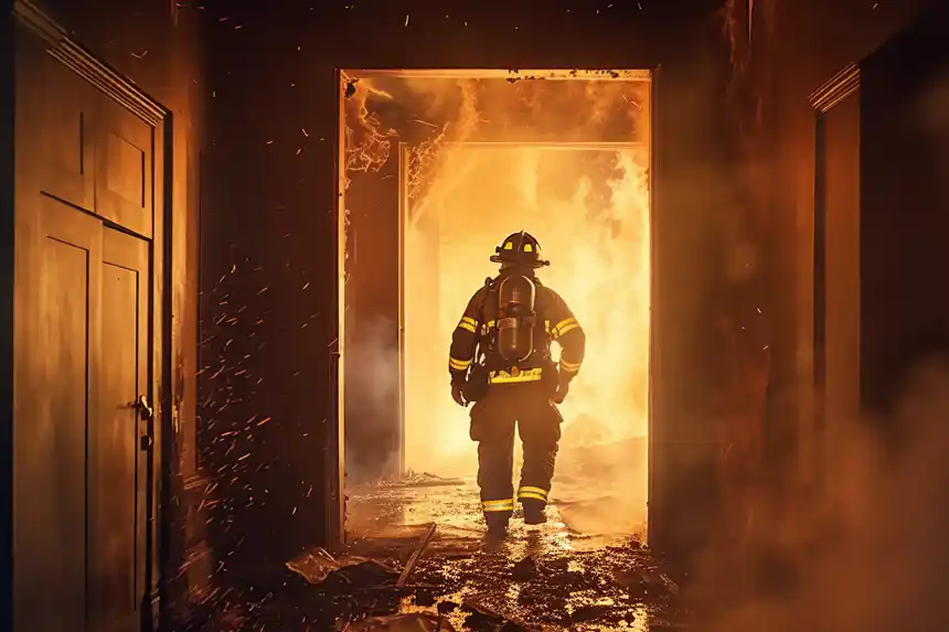 Un incendie