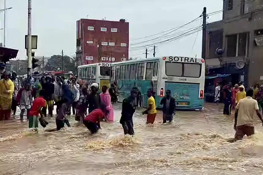 inondations à Lomé